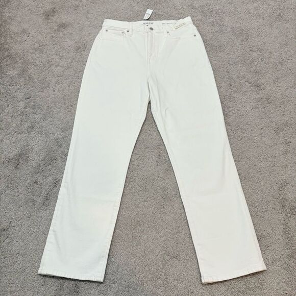 NWT J. Crew 2024 Classic Straight Jean in White Size 29 - Picture 2 of 12